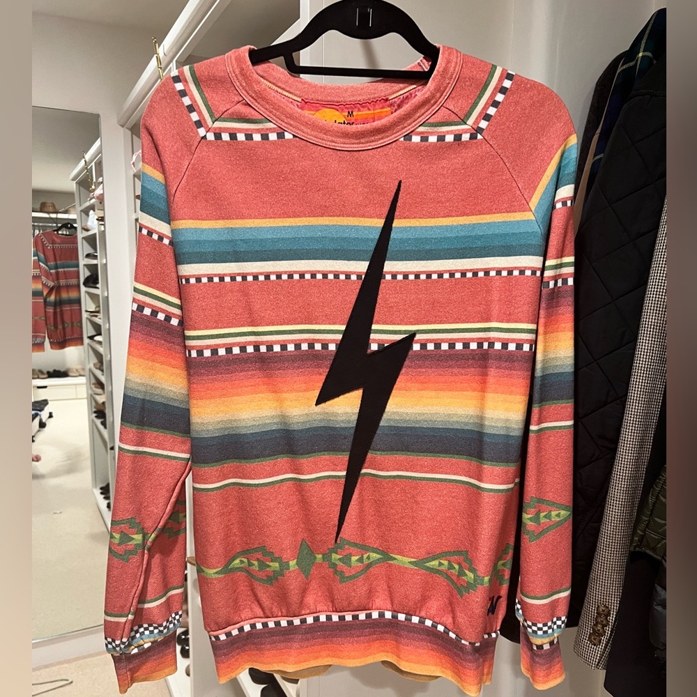 Aviator Nation bolt sweatshirt washed once